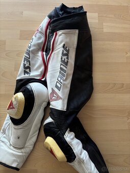 Kožené moto nohavice Dainese 54 - 4