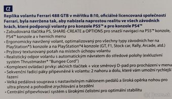 Herný volant Thrustmaster T80 Ferrari 488 GTB Edition - 4