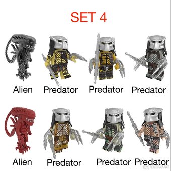 Mix postavičiek - typ lego - nové, nehrané - 4