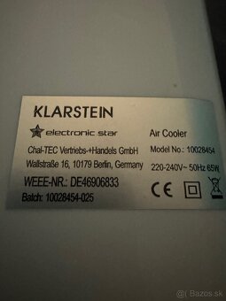 Klarstein MCH-2 ochladzovac, zvlhcovac a cisticka vzduchu - 4