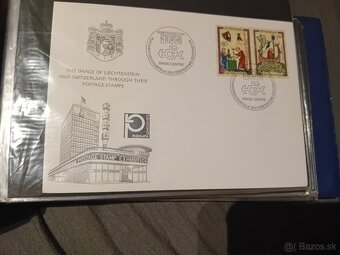 Lichtenštajnsko FDC v albume - 4