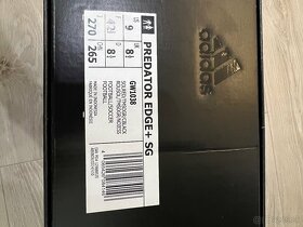 Adidas PREDATOR EDGE+ SG veľkosť UK:8,5 - 4