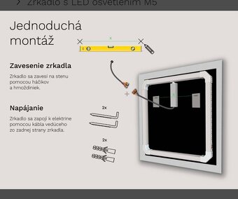 Zrkadlo s podsvietením - 4