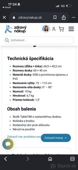 Lôžkový stolík - 4