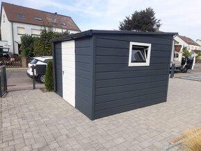 Záhradný domček 3x3m antracit - 4