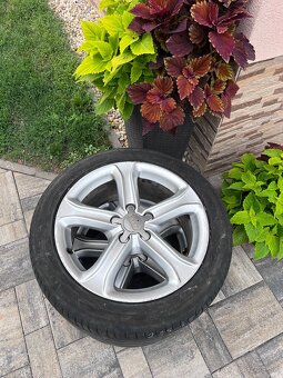 Original audi disky elektrony 5x112 r17 +letne pneu - 4