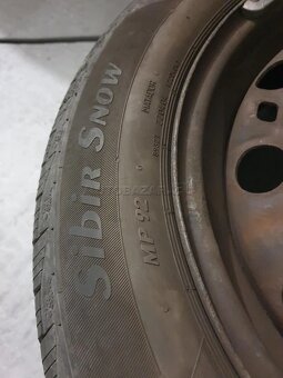 Zimne na diskoch 5x100 185/60R15 vw,seat,škoda - 4
