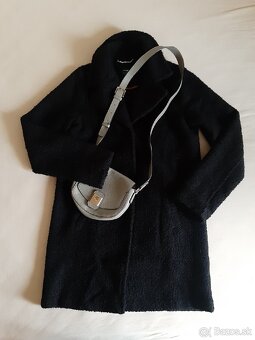 Dámsky čierny kabát - 4