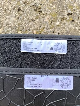 Predám textilné koberce Škoda Superb 3 - 4