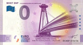0 euro / 0 € souvenir bankovky 2023/1 - 4