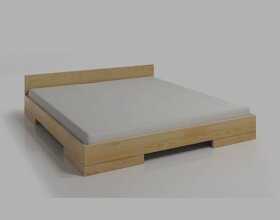Manželská borovicová posteľ 160×200 - 4