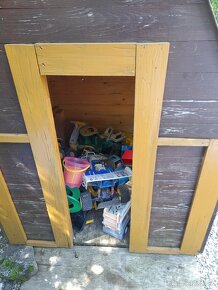 Záhradný drevený domček pre deti - 4