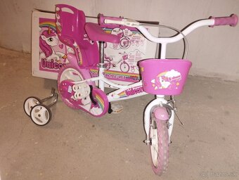 Predám bicykel 12'' Unikorn, pre deti z výškou 87-110 CM. - 4