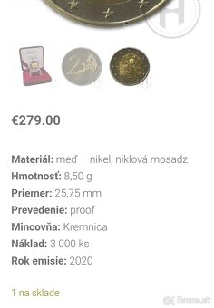 2€ Minca OECD 20 výročie slovensko - 4