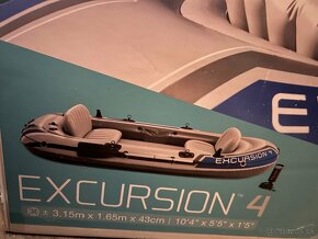 Nový nerozbalený nafukovací čln Excursion 4 set - 4