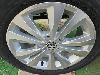 Atraktívne, originálne hliníkové disky VW - 5x112 r16 - 4
