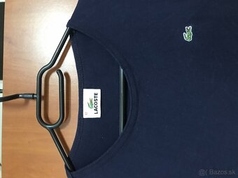 LACOSTE originál kráľovská Modra/damske tricko S/M - 4