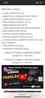 Detsky športový kočík mama kiddies-cierny - 4