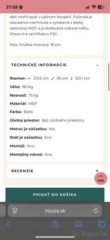 Poschodová posteľ nová - 4