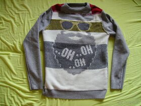 Sveter s vianočným motívom - unisex veľ. M - 4
