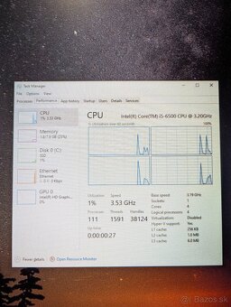 Lenovo ThinkCentre M700 i5 6500 - 256GB SSD - 8GB RAM - 4
