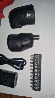 Bosch IXO + excentrický a uhlový nadstavec - 4