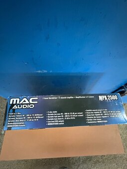 Predám Zosilnovac značky MAC AUDIO + Kapacitor SAL - 4