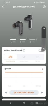 Predám Bluetooth slúchadlá JBLtune 230tws - 4