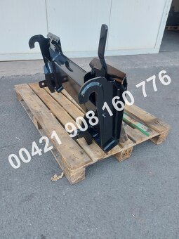 Nový adaptér, redukcia traktor, čelný nak / bobcat, jcb, cat - 4