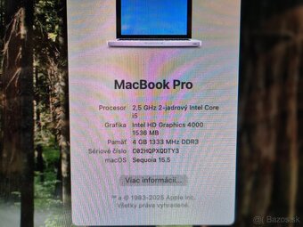 MacBook Pro 13 - Intel Core i5, 4G/128G, macOS Sequoia - 4