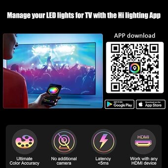 TV LED podsvietenie / RGB svetelný pásik - 4