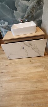 Skrinka s umývadlom na dosku 80cm Cersanit INVERTO Calacatt - 4