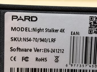 predám Pard Night Stalker 4K LRF - 4