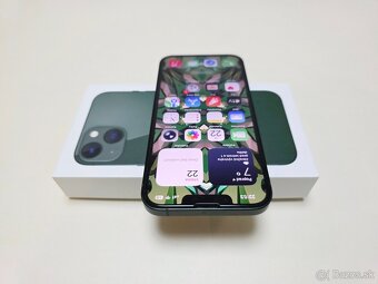 APPLE IPHONE 13 128GB ZELENÝ ,ZDRAVIE BATERKY 100% - 4