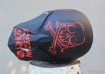 FREEGUN shot mx helma okuliare červené - 4