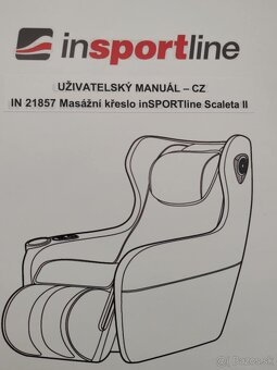 Masážne výhrevné kreslo inSPORTline Scaleta II - 4