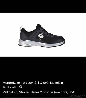 VEĽKOSŤ 45, MIX pracovná obuv, ENGELBERT Strauss+MIX TOP - 4