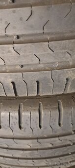 Predám 4ks jazdené letné 215/55r17-94V Continental - 4