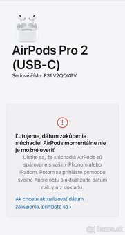 Predám Apple AirPods PRO 2 Generácia Nové zabalené - 4