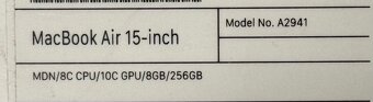 Apple Macbook Air M2 15” poškodený displej - 4