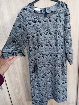 Dámske zimné šaty xxl dlhy rukav - 4