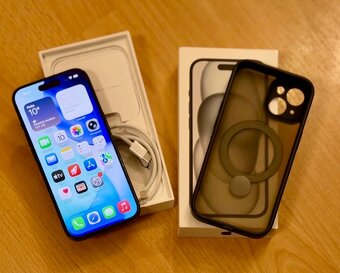iPhone 15 Černá BATERIE 100% TOP - 4