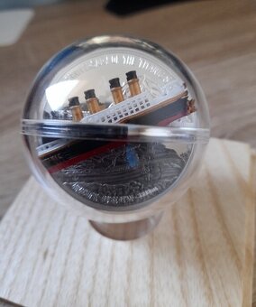 zlato striebro minca titanic legenda 3D 2022 proof - 4