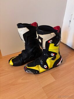 Predám moto čižmy Sidi MAG1 – Fluorescent Yellow, veľkosť 43 - 4
