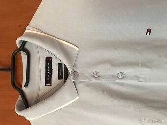 TOMMY HILFIGER originál belasé pánske polotricko L/XL - 4