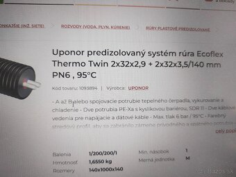 Uponor Ecoflex Termo Twin 2x32 - 4