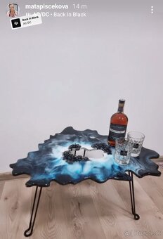 Stolík zo živice - 4