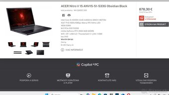 Herny Nitro 13420H 8jadier 4,6Ghz,24Gb Ddr5,Nvidia Rtx Gddr6 - 4