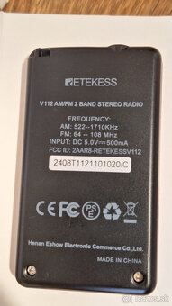 Radio Retekess V112 - 4