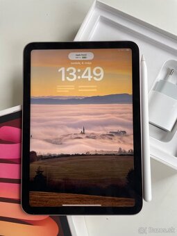 Predám iPad mini 6 64 GB Rose gold + Apple Pencil 2. gen. - 4